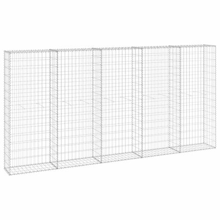 Gabion Wall with Covers Galvanised Steel 118.1x11.8x59.1