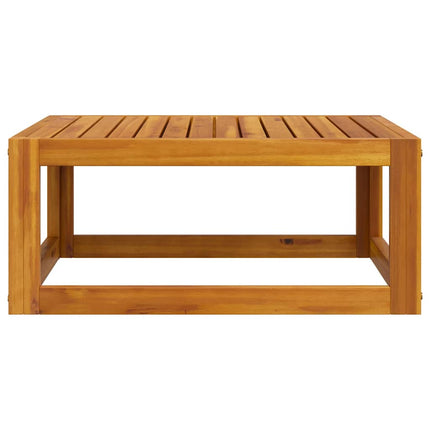 Coffee Table 26.7"x26.7"x11.4" Solid Acacia Wood