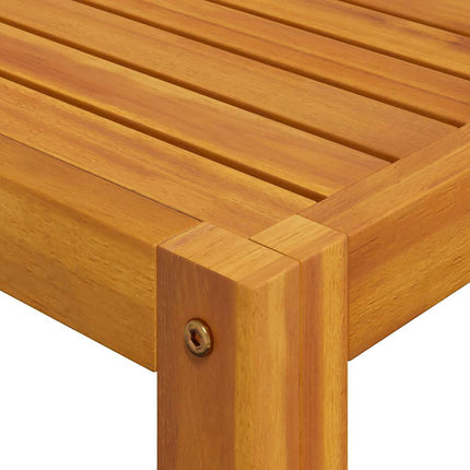 Coffee Table 26.7"x26.7"x11.4" Solid Acacia Wood