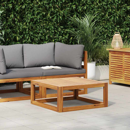 Coffee Table 26.7"x26.7"x11.4" Solid Acacia Wood