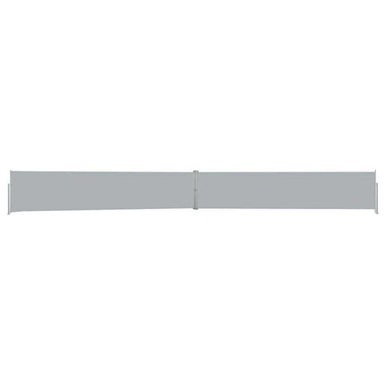Patio Retractable Side Awning 55.1"x472.4" Anthracite
