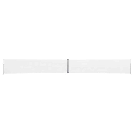 Patio Retractable Side Awning 66.9"x472.4" Cream