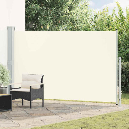 Patio Retractable Side Awning 70.9"x118.1" Cream