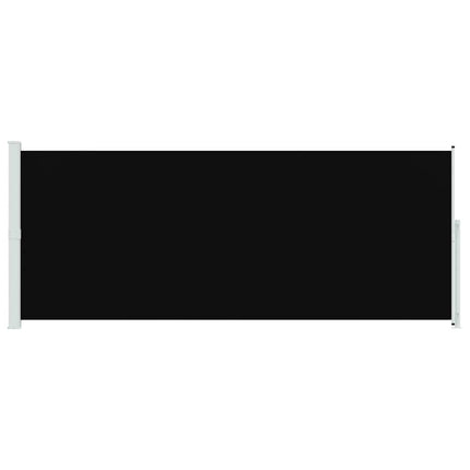 Patio Retractable Side Awning 78.7"x196.9" Black