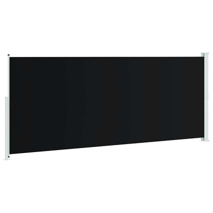 Patio Retractable Side Awning 78.7"x196.9" Black