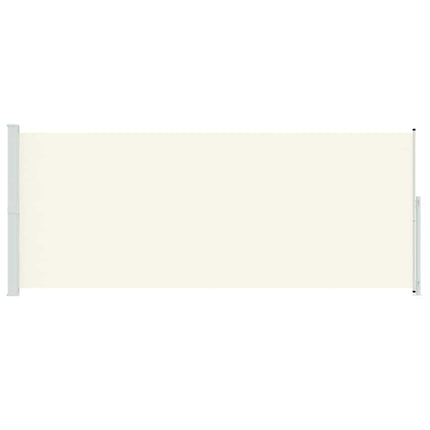 Patio Retractable Side Awning 78.7"x196.9" Cream