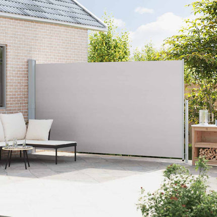 Patio Retractable Side Awning 78.7"x196.9" Gray