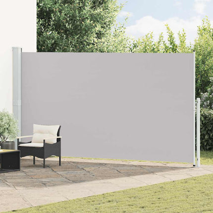 Patio Retractable Side Awning 78.7"x196.9" Gray