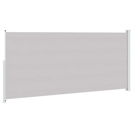 Patio Retractable Side Awning 86.6"x196.9" Gray