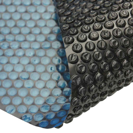 Floating PE Solar Pool Film 216.1"x107.9" Black and Blue