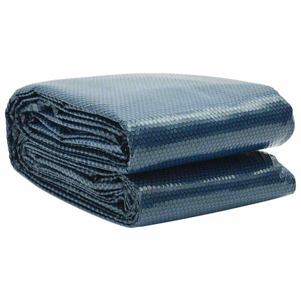 Floating PE Solar Pool Film 288.2"x144.1" Black and Blue
