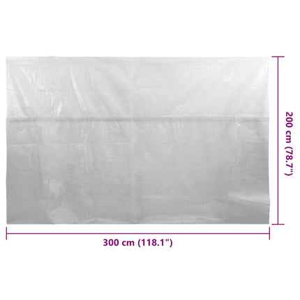 Floating PE Solar Pool Film 118.1"x78.7" Gray