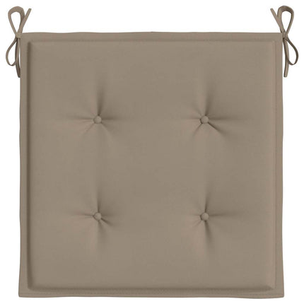 Garden Chair Cushions 6 pcs Taupe 15.7"x15.7"x1.6" Oxford Fabric