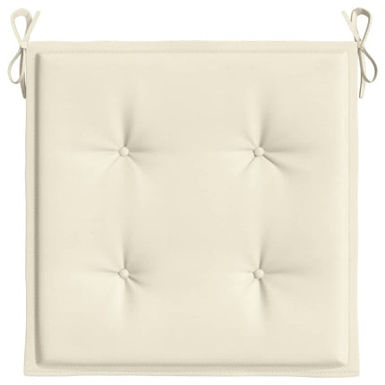 Garden Chair Cushions 6 pcs Cream 19.7"x19.7"x0.8" Oxford Fabric