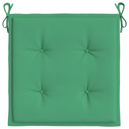 Garden Chair Cushions 6 pcs Green 19.7"x19.7"x1.6" Oxford Fabric