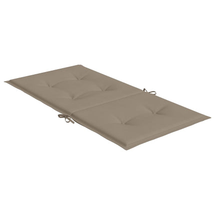 Garden Lowback Chair Cushions 6 pcs Taupe 39.4"x19.7"x1.2" Oxford Fabric