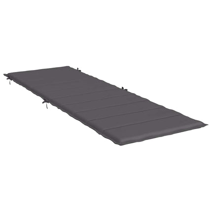 Sun Lounger Cushion Anthracite 73.2"x22.8"x1.6" Oxford Fabric