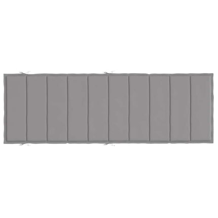 Sun Lounger Cushion Gray 73.2"x22.8"x1.6" Oxford Fabric