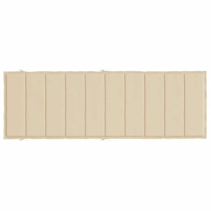 Sun Lounger Cushion Beige 73.2"x22.8"x1.6" Oxford Fabric