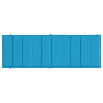 Sun Lounger Cushion Blue 73.2"x22.8"x1.6" Oxford Fabric