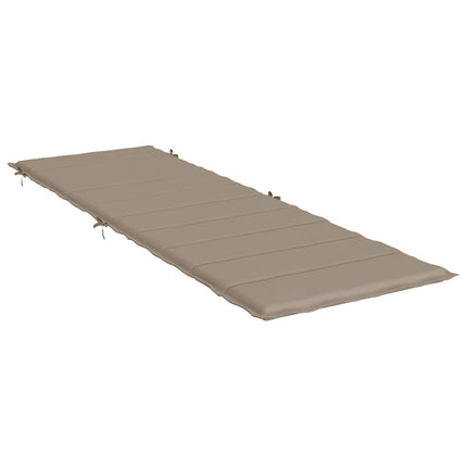 Sun Lounger Cushion Taupe 73.2"x22.8"x1.6" Oxford Fabric