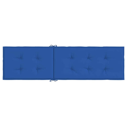 Deck Chair Cushion Royal Blue (29.5"+41.3")x19.7"x1.6