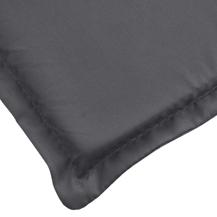 Sun Lounger Cushion Anthracite 78.7"x19.7"x1.2" Oxford Fabric