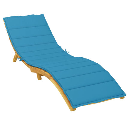 Sun Lounger Cushion Blue Oxford fabric (100% polyester)