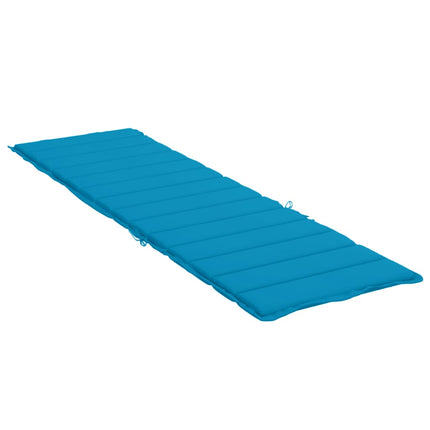 Sun Lounger Cushion Blue Oxford fabric (100% polyester)