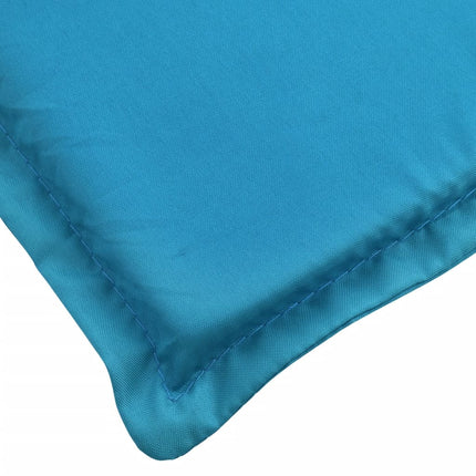 Sun Lounger Cushion Blue Oxford fabric (100% polyester)