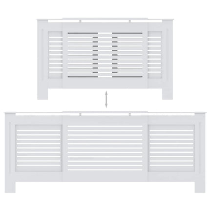 MDF Radiator Cover White 80.7