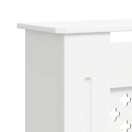 MDF Radiator Cover White 80.7