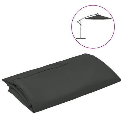 Replacement Fabric for Cantilever Umbrella Anthracite 137.8