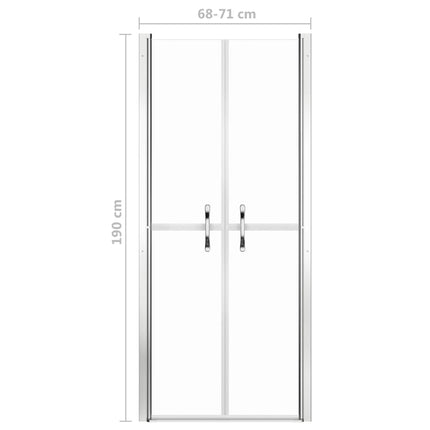 Shower Door Clear ESG 28"x74.8