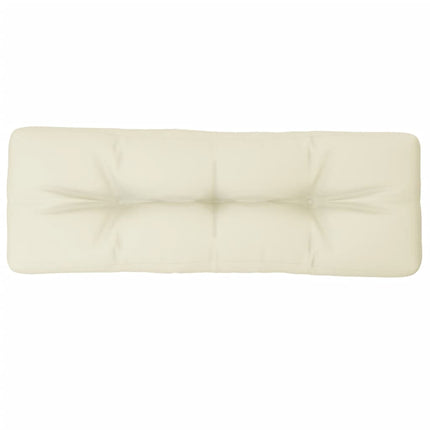 Pallet Cushion Cream 47.2"x15.7"x4.7" Fabric