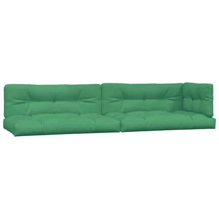 Pallet Cushions 5 pcs Green Fabric