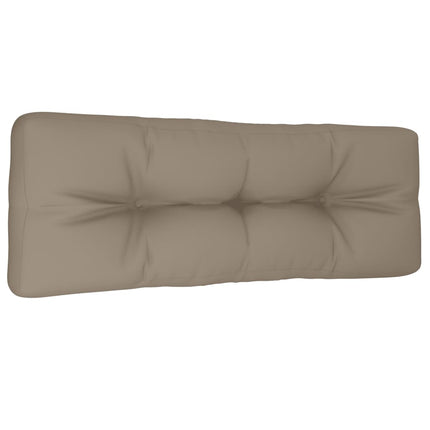Pallet Cushion Taupe 47.2"x15.7"x4.7" Fabric