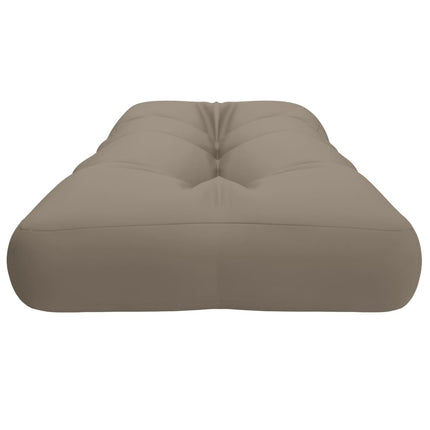 Pallet Cushion Taupe 47.2"x15.7"x4.7" Fabric