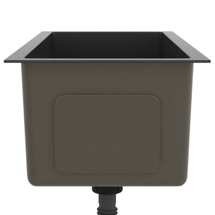 Handmade Kitchen Sink Black Stainless Steel
