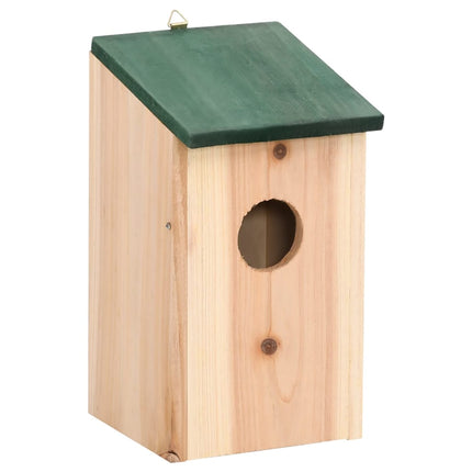 Bird Houses 10 pcs Solid Firwood 4.7"x4.7"x8.7