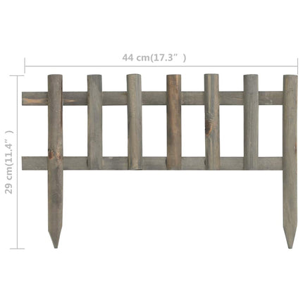 Lawn Edgings 10 pcs Firwood 14.4'