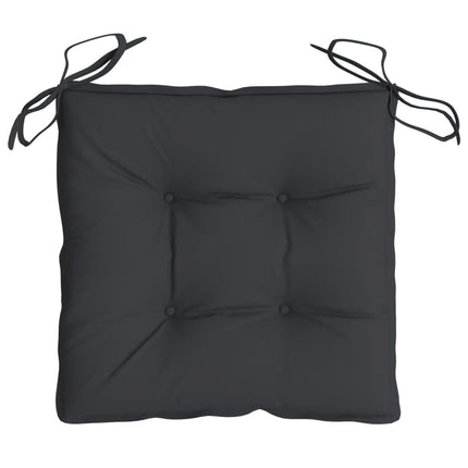 Chair Cushions 4 pcs Black 15.7"x15.7"x2.8" Oxford Fabric