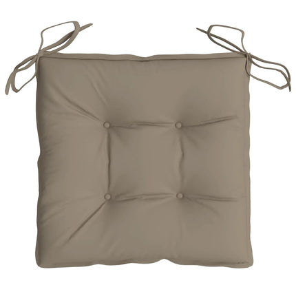 Chair Cushions 4 pcs Taupe 15.7"x15.7"x2.8" Oxford Fabric