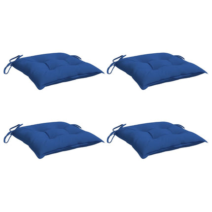 Chair Cushions 4 pcs Blue 15.7"x15.7"x2.8" Oxford Fabric