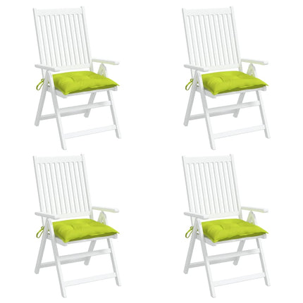Chair Cushions 6 pcs Bright Green 15.7"x15.7"x2.8" Oxford Fabric
