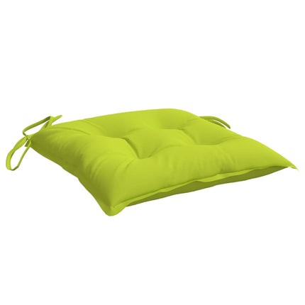 Chair Cushions 6 pcs Bright Green 15.7"x15.7"x2.8" Oxford Fabric