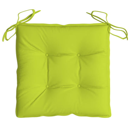 Chair Cushions 6 pcs Bright Green 15.7"x15.7"x2.8" Oxford Fabric