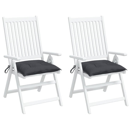 Chair Cushions 2 pcs Anthracite 19.7"x19.7"x2.8" Oxford Fabric