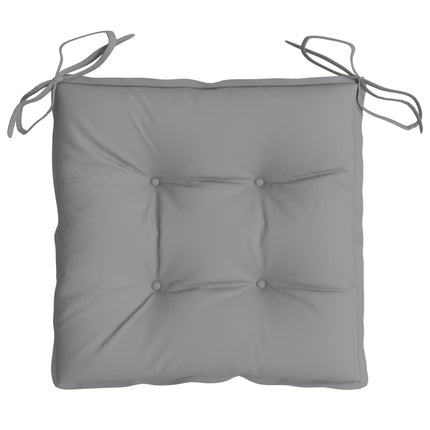 Chair Cushions 2 pcs Gray 19.7"x19.7"x2.8" Oxford Fabric
