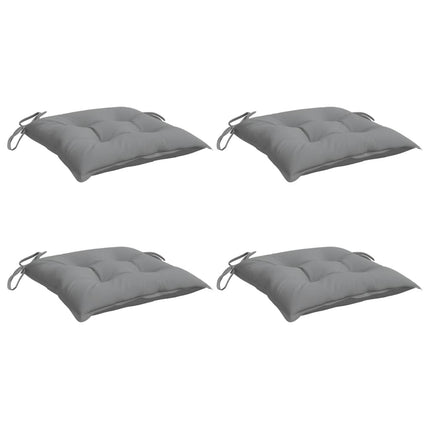 Chair Cushions 4 pcs Gray 19.7"x19.7"x2.8" Oxford Fabric